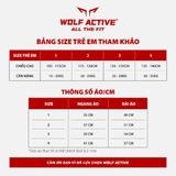  Áo Thể Thao Cho Bé Wolf Active Vườn Hoa Lá W59, Chất Vải Active Max Mềm Mịn, Thấm Hút Mồ Hôi Tốt 