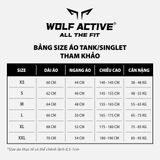  Áo Singlet chạy bộ Premium Wolf Active Cold Thermal W278, siêu nhẹ, thiết kế cực đẹp 