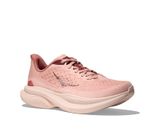  Giày Chạy Bộ Nữ Hoka Mach 6 Wide Road - Rose Latte / Blush 