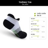  Tất/Vớ Cổ Ngắn Upper You Max Cushion SPM2001 Dày Dặn Êm Ái - Trắng Xám Đen 