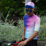  [Nam] Áo Đạp Xe Nam Motive Men Cycling Jersey - Tím Ombre 