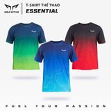  Áo thể thao Pickleball, chạy bộ nam Essential W91, chất vải Maxcool mềm mịn, co giãn 4 chiều 