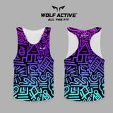  Áo Singlet Chạy Bộ Wolf Active Vui Vẻ 1 W36, Chất Vải Cao Cấp, Quick Dry, Nhanh Khô, Co Giãn 4 Chiều 