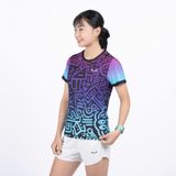  Áo Chạy Bộ Nữ Vui Vẻ 1 W11, Chất Vải Cao Cấp Wolf Active, Nhanh Khô, Co Giãn 4 Chiều, Tôn Dáng 