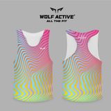  Áo Singlet Chạy Bộ Nam Wolf Active Vui Vẻ 2 W35, Chất Liệu Cao Cấp, Quick Dry, Nhanh Khô, Co Giãn 4 Chiều 