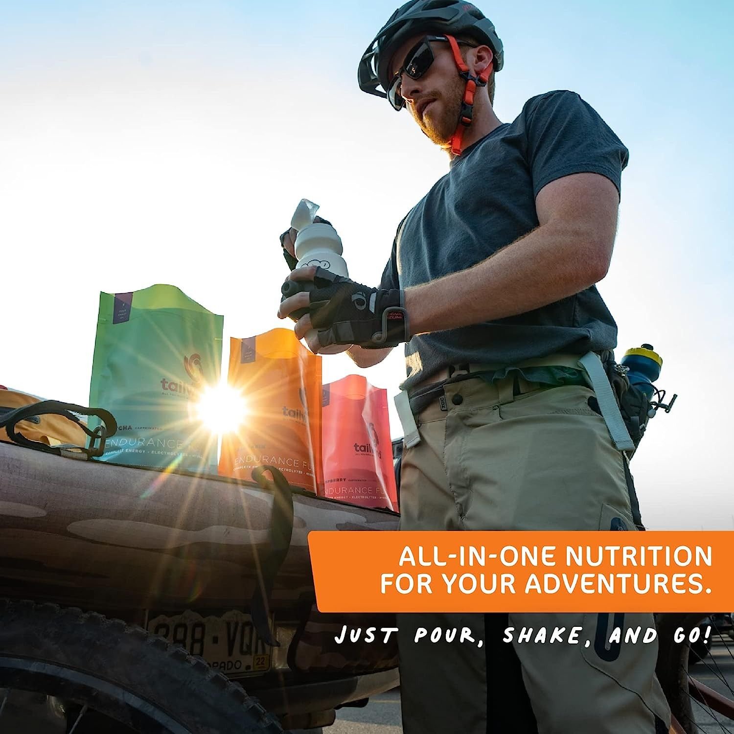 Bột năng lượng Tailwind Tropical Buzz Caffeine tiện lợi nhanh chóng