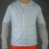  Áo Khoác Chạy Bộ Aspire Một Màu Có Nón APK105 - Trắng Sữa 