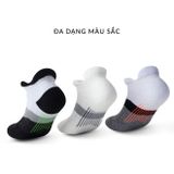  Tất/Vớ Cổ Ngắn Upper You Max Cushion SPM2001 Dày Dặn Êm Ái - Trắng Xám Đen 