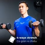  Áo Thun Gym Oversize Cho Nam Wolf Active Powerfit W168 