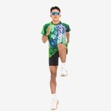  Áo Thun Chạy Bộ Nam Wolf Active Fern Cell W265, Chất Vải Wolf Active Siêu Nhẹ, Thoáng Khí, Đẹp Mắt 