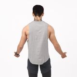  Áo Tanktop Nam Tập Gym Wolf Active Iron Power W190, Chất Vải Cotton, Thấm Hút Mồ Hôi Tốt, Co Giãn Tốt 