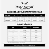  Áo Polo Nam Thể Thao, Pickleball Wolf Active Cool Active W211, Chất Vải Mát Mẻ, Thoáng Khí, Mềm Mịn 