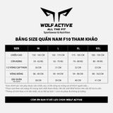  Quần Tập Gym 2 Lớp Wolf Active Fitpro W104, Quần Gym Nam 2 Lớp, Nhanh Khô, Co Giãn Thoải Mái 