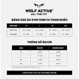  Áo Tanktop Gym Wolf Active Fitpro W145, Áo Tanktop Gym Nam, Chất Vải Nhẹ, Nhanh Khô, Thoáng Khí 
