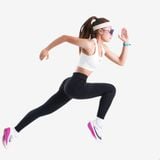  Quần dài bó cơ nữ Wolf Active Compress Run W103, chất liệu bó cơ mềm mịn, co giãn thoải mái 