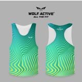  Áo Singlet Chạy Bộ Nam Wolf Active Vui Vẻ 2 W35, Chất Liệu Cao Cấp, Quick Dry, Nhanh Khô, Co Giãn 4 Chiều 