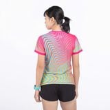  Áo Chạy Bộ Nữ Vui Vẻ W12, Áo Chạy Bộ Chất Vải Cao Cấp Quick Dry, Co Giãn 4 Chiều, Form Áo Tôn Dáng 