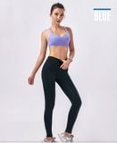  Quần Dài Chạy Bộ Nữ RunTiger 4449 - Màu Đen Xanh Lá 