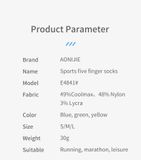  Vớ Xỏ Ngón Cổ Thuyền Aonijie E4841 - Blue 