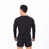  Áo Dài Tay Thể Thao Nam Wolf Active Gym Essential 203, Chất Vải Mềm Mịn,Thoáng Khí, Co Giãn 4 Chiều 