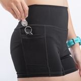  Quần Short Chạy Bộ Nữ, Tập Gym Có Túi Wolf Active Flex V1 180 , Chất Vải Mềm Mịn, Co Giãn 4 Chiều 