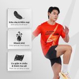  [NEW] Áo thun thể thao chạy bộ nam nữ T-Shirt THUNDER full màu - Co giãn 4 chiều, mềm mại và thoáng khí 