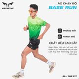 Áo Chạy Bộ Nam Wolf Active Base Run 225 Chất Vải Thoáng Mát Co Giãn Thoải Mái, Nhanh Khô 