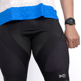  Quần Đùi Bó Cơ Nam RunTiger 7002M - Màu Đen 