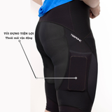  Quần Đùi Bó Cơ Nam RunTiger 7002M - Màu Đen 