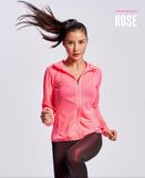  Áo Khoác Chạy Bộ Nữ RunTiger 4080A - Màu Hồng 