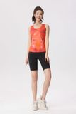  Áo Chạy Bộ Singlet Nữ Runtiger WM-7122 Full Printing - Màu Cam 