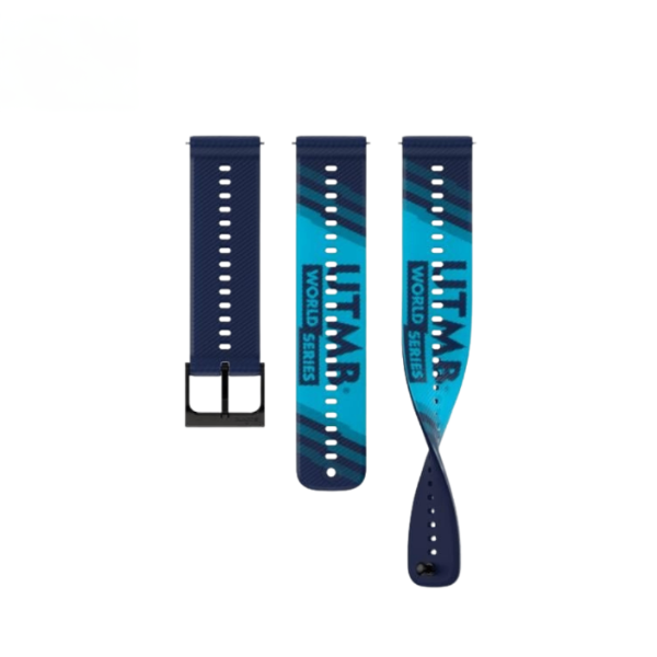 Dây đeo đồng hồ Suunto 22mm ATH6 Silicon UTMB - Xanh Navy