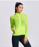  Áo Khoác Chạy Bộ Nữ RunTiger 4080A - Màu Xanh Neon 