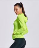  Áo Khoác Chạy Bộ Nữ RunTiger 4080A - Màu Xanh Neon 