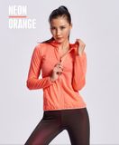  Áo Khoác Chạy Bộ Nữ RunTiger 4080A - Màu Cam 