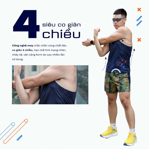 Áo thun singlet siêu nhẹ