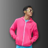  Áo khoác thể thao UNISEX MOTIVE JACKET Supper Light - Màu hồng 