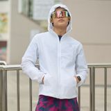  Áo khoác thể thao UNISEX MOTIVE JACKET Supper Light - Màu trắng 