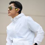  Áo khoác thể thao UNISEX MOTIVE JACKET Supper Light - Màu trắng 