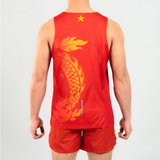  Áo thể thao chạy bộ Singlet GOYA Dragon (rồng vàng) 