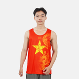  Áo thể thao chạy bộ Singlet GOYA Dragon (rồng vàng) 