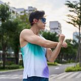  Áo thun thể thao chạy bộ nam MOTIVE Men Airwear Singlet (37g) - Màu xanh 
