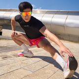  Áo thun thể thao chạy bộ nam MOTIVE Men Basic Color T-Shirt - Màu đen 