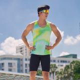  Áo thun thể thao chạy bộ nam MOTIVE Men Race Singlet 49g - Màu xanh lá 