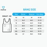  Áo thun thể thao chạy bộ nữ MOTIVE WOMAN Airwear Singlet (30g) - Màu cam 