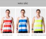  Áo Cọc Tay Nam RunTiger SS21-10M-1 - Màu Đỏ Trắng 