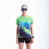  Áo Thun Chạy Bộ Nữ Wolf Active The Leaf W264, Thiết Kế Đẹp Mắt, Chất Vải Mỏng Nhẹ, Nhanh Khô 