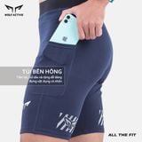  Quần bó cơ nam Wolf Active Super Speed W132, chất vải co giãn 4 chiều, ôm đùi, thoải mái tăng tốc 