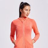  Áo Khoác Chạy Bộ Nữ RunTiger 4080A - Màu Cam 