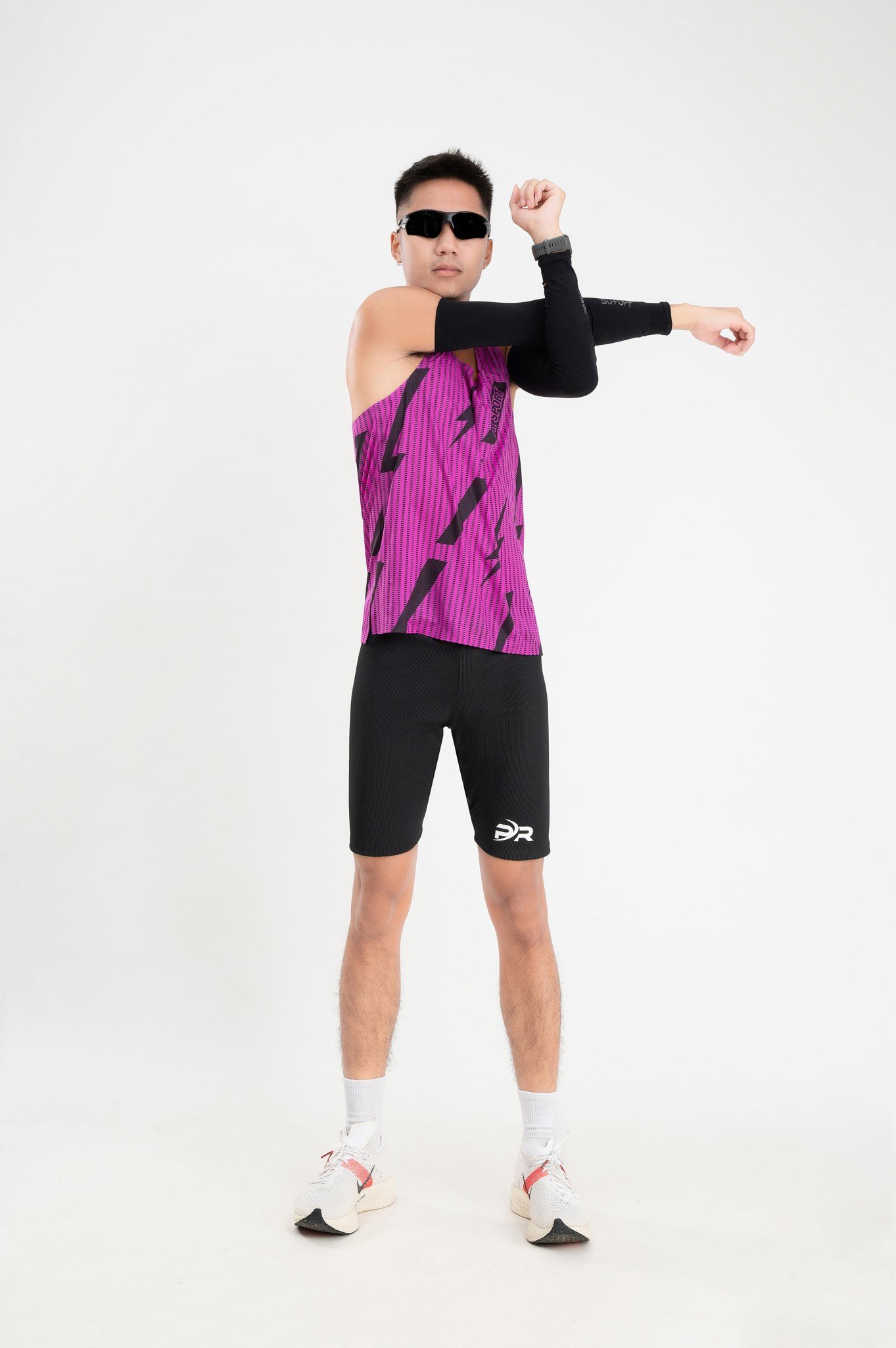 Thiết kế áo Singlet Tím siêu nhẹ